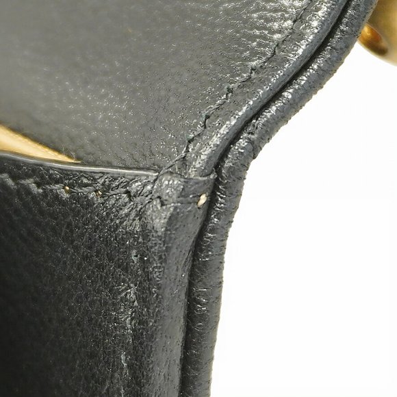 Chanel Shoulder Wallet Matelasse Leather Black Women's - Picture 6 of 14